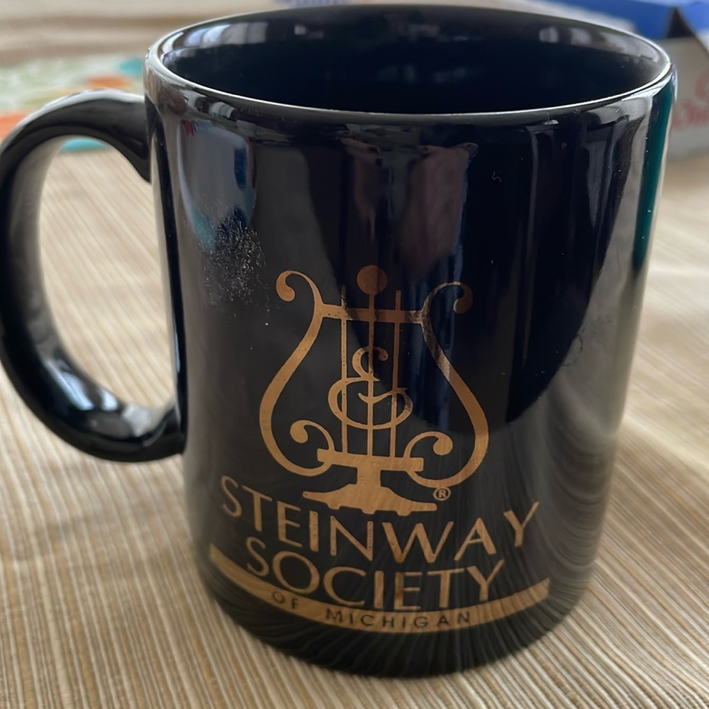 Steinway society coffee mug
